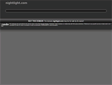 Tablet Screenshot of nightlight.com